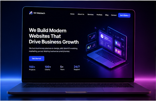 VH Webtech Website Design